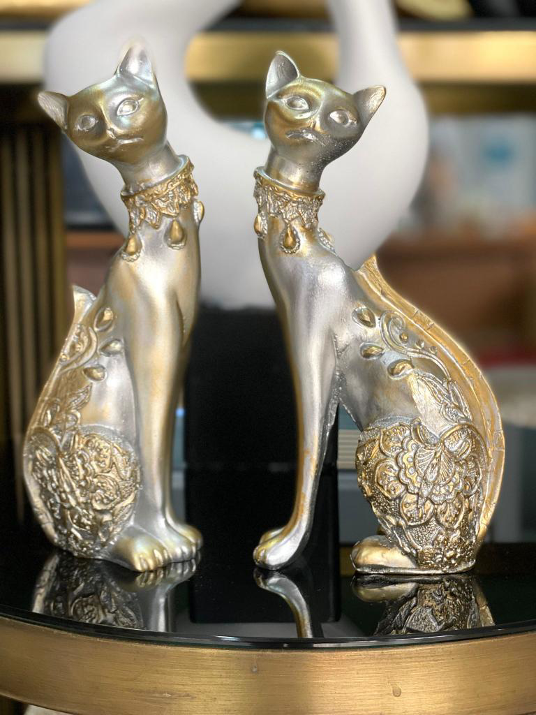 Mirsa Global 2 Li Dekoratif Kedi Biblo Desenli Mirsa Global 2 Li Dekoratif Kedi Biblo Desenli