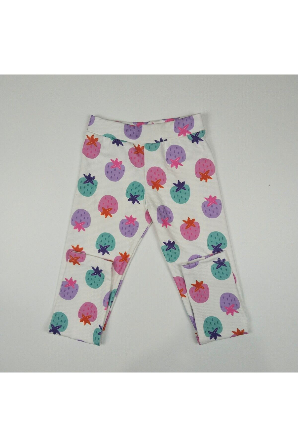 2 Lİ DİJİTAL BASKI KIZ ÇOCUK TAYT SETİ