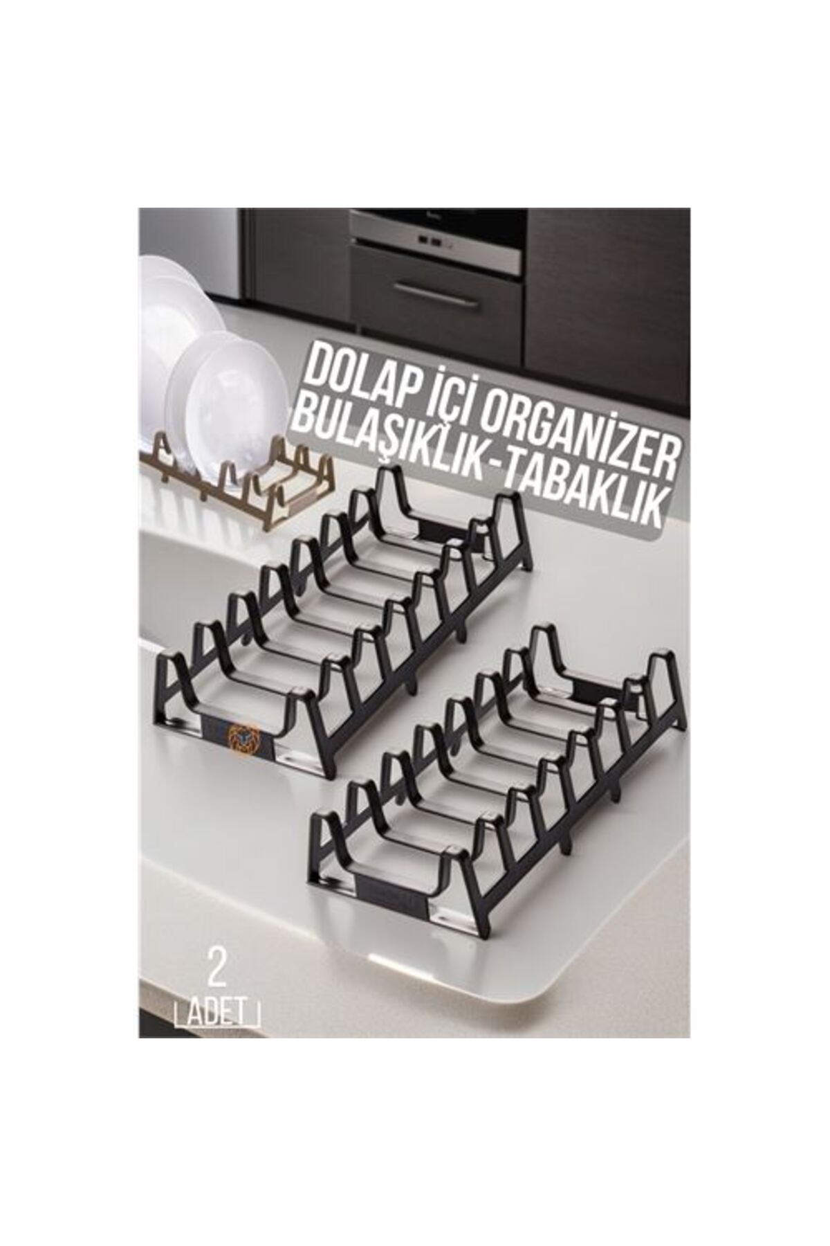 Modacar 2 Li Dolap İçi Tencere Kapak Ve Tabak Düzenleyici Kurutmalik Organizer