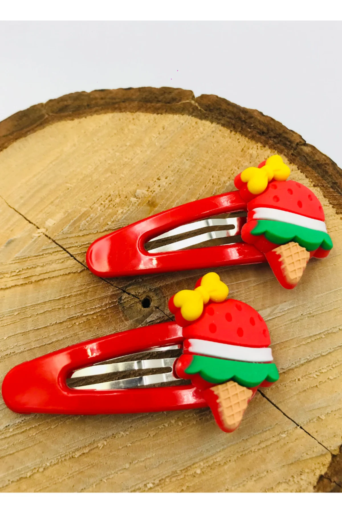 2 Li Figürlü Renkli Lüks Çıt Çıt Toka
