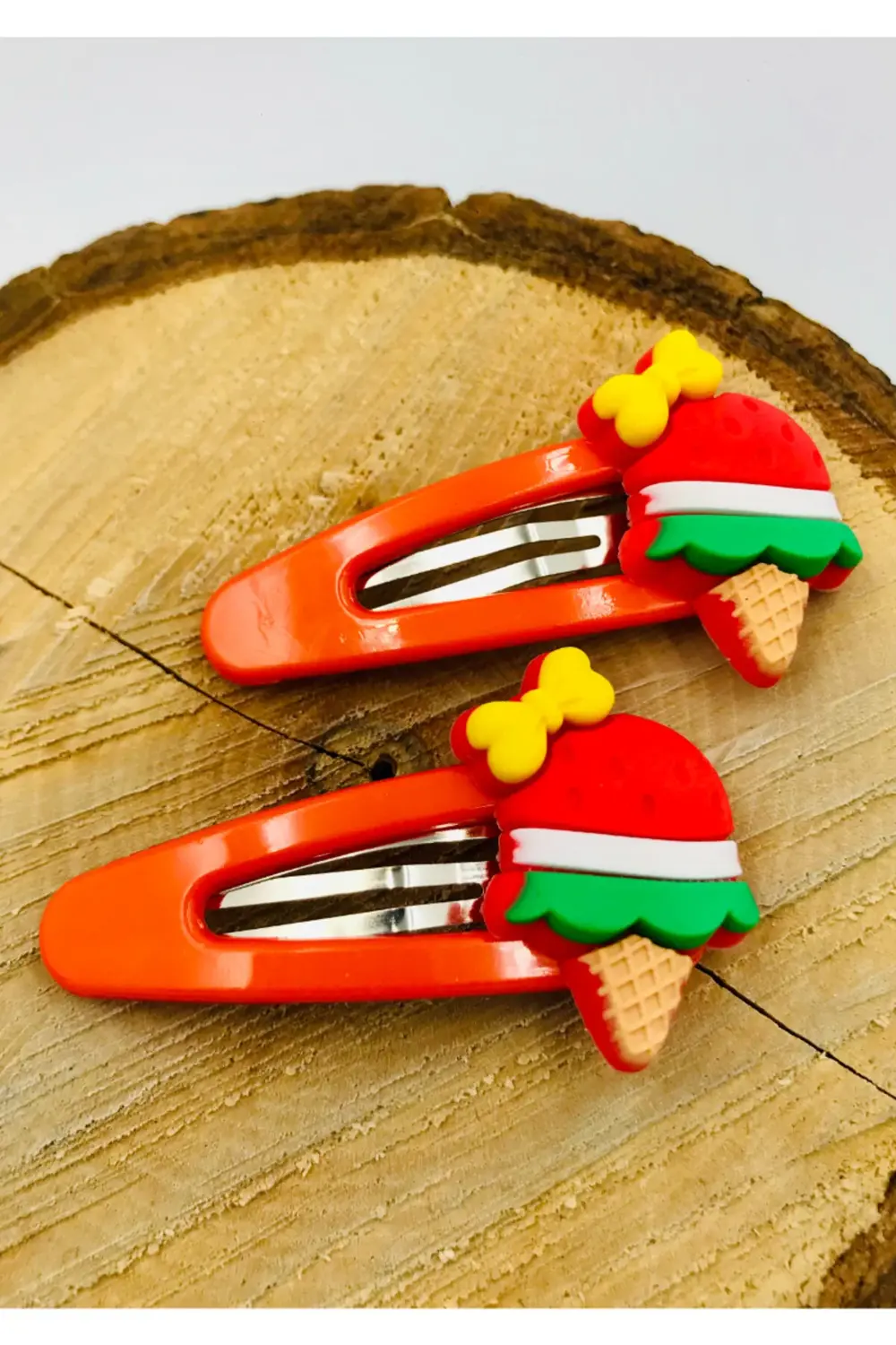 2 Li Figürlü Renkli Lüks Çıt Çıt Toka