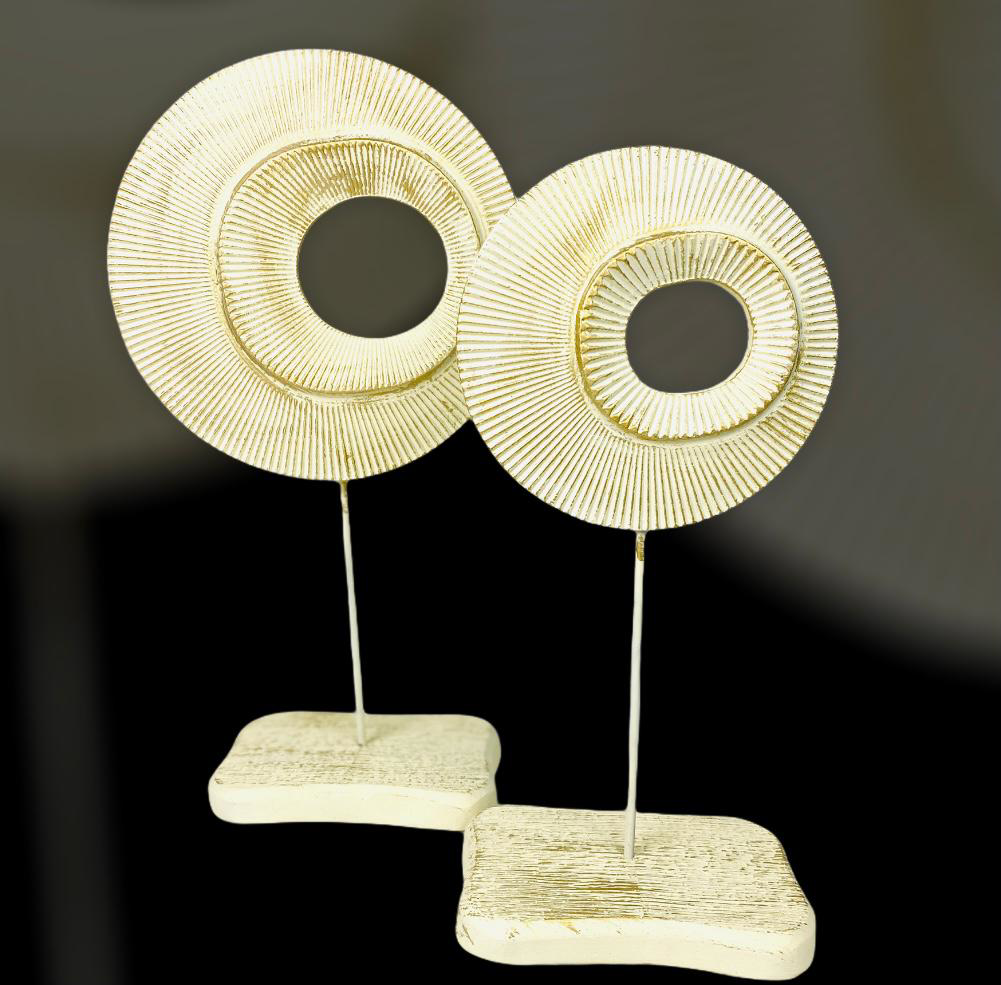 2 Lİ HALKA BİBLO KREM