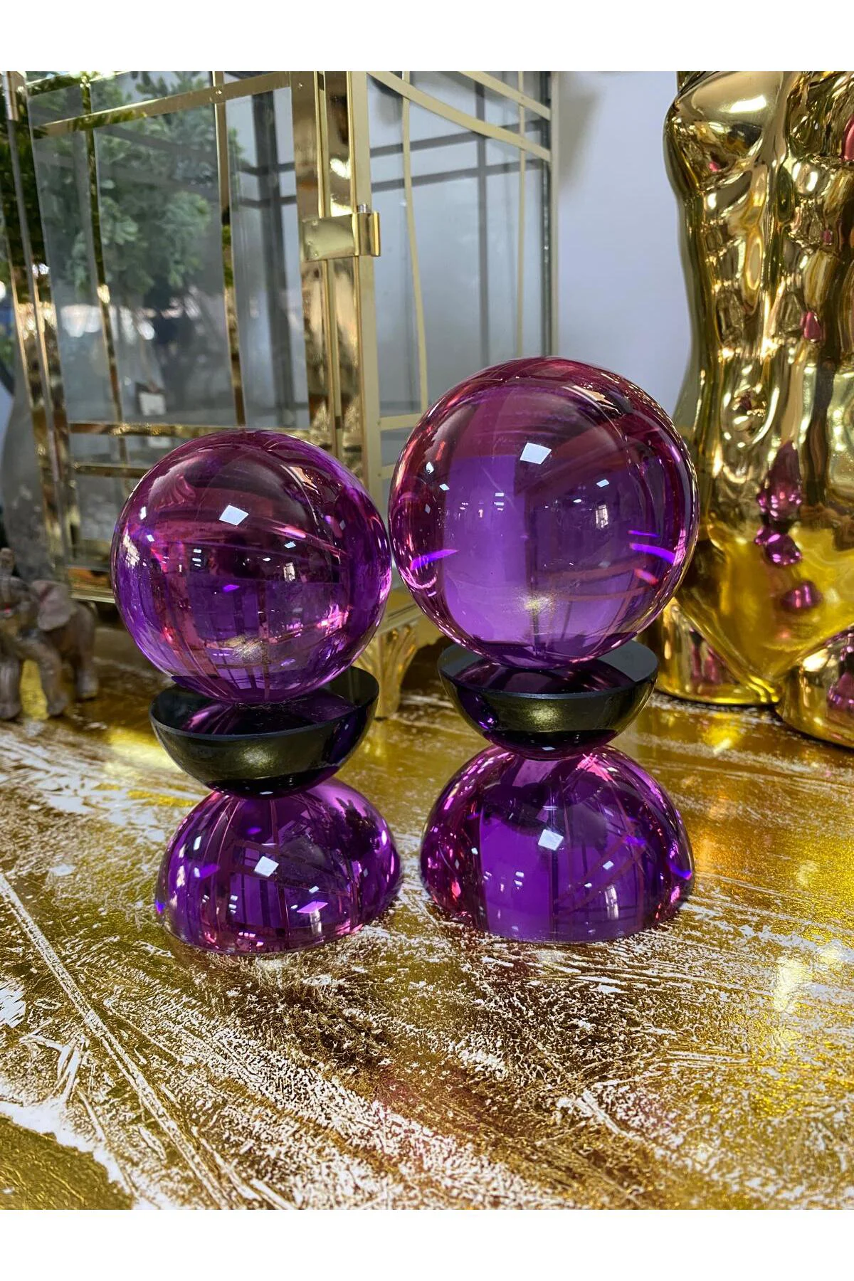 2 Li Kristal Mor Cam Küre Fiyatı, Yorumları ve Özellikleri