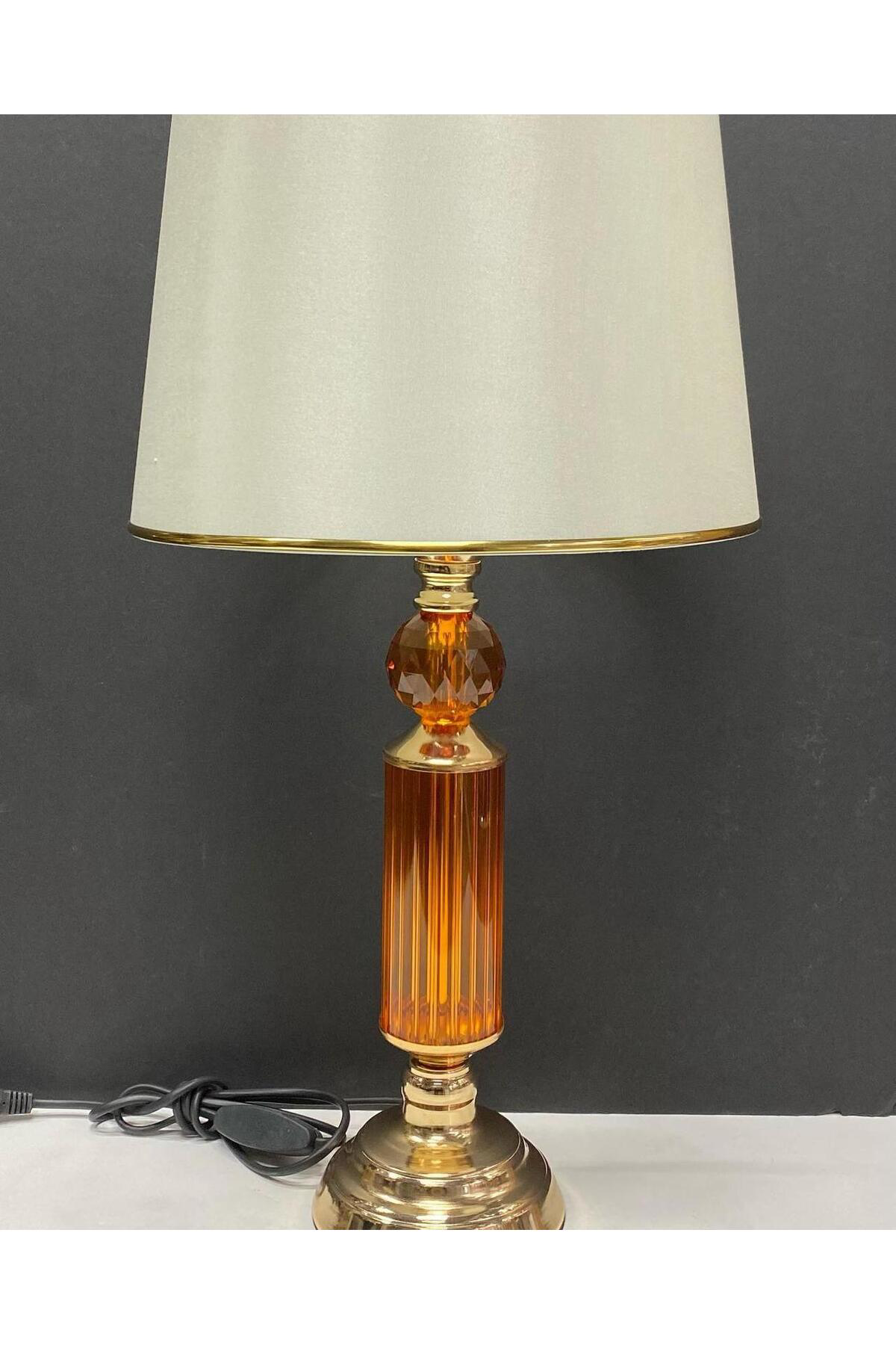 2 Lİ KRİSTAL TAŞLI ABAJUR