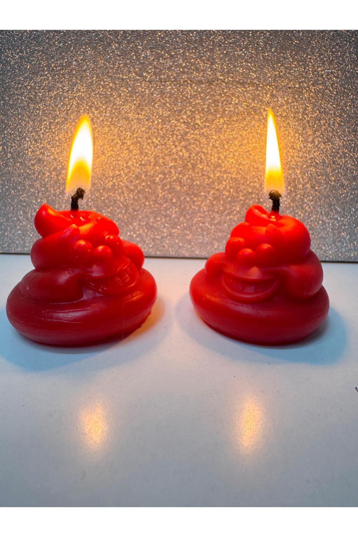 2 li lavanta kokulu hediyelik esprili bok mum