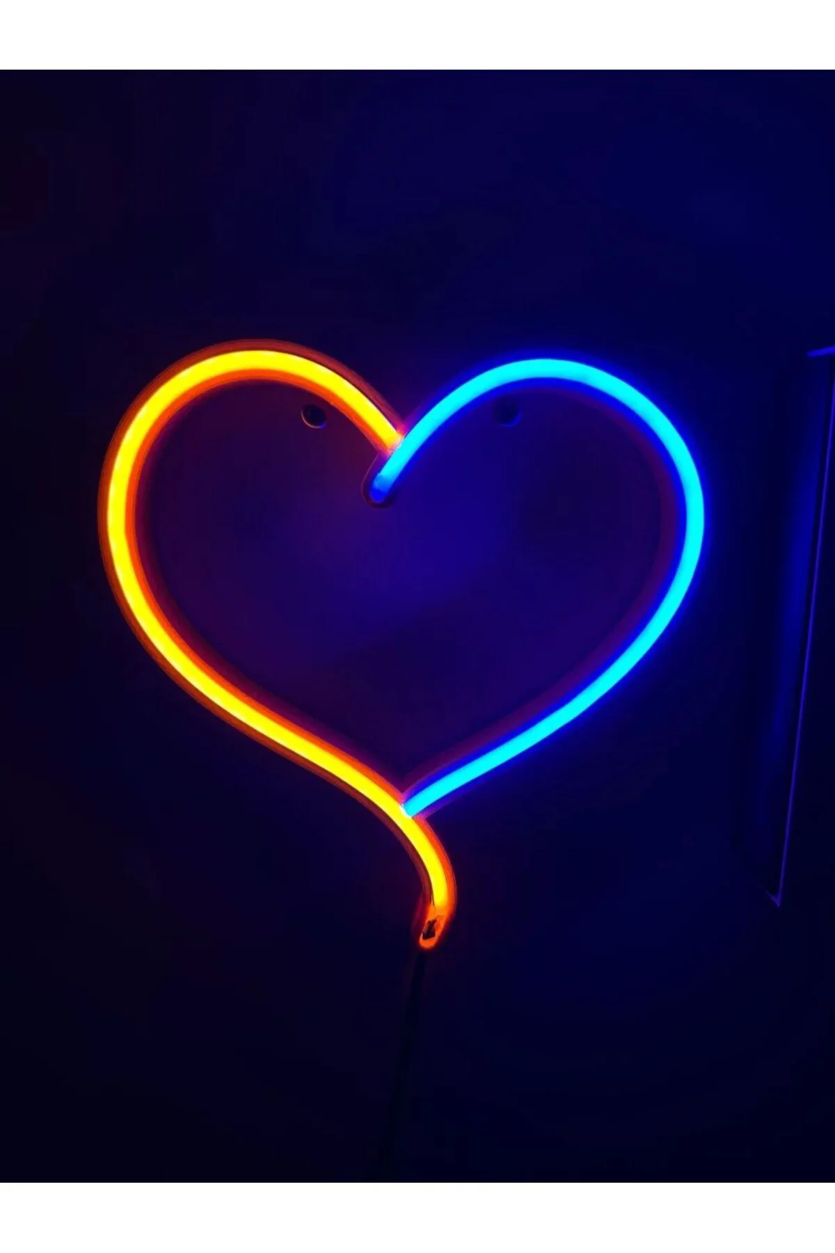 2 li, NEON IŞIKLI KALP