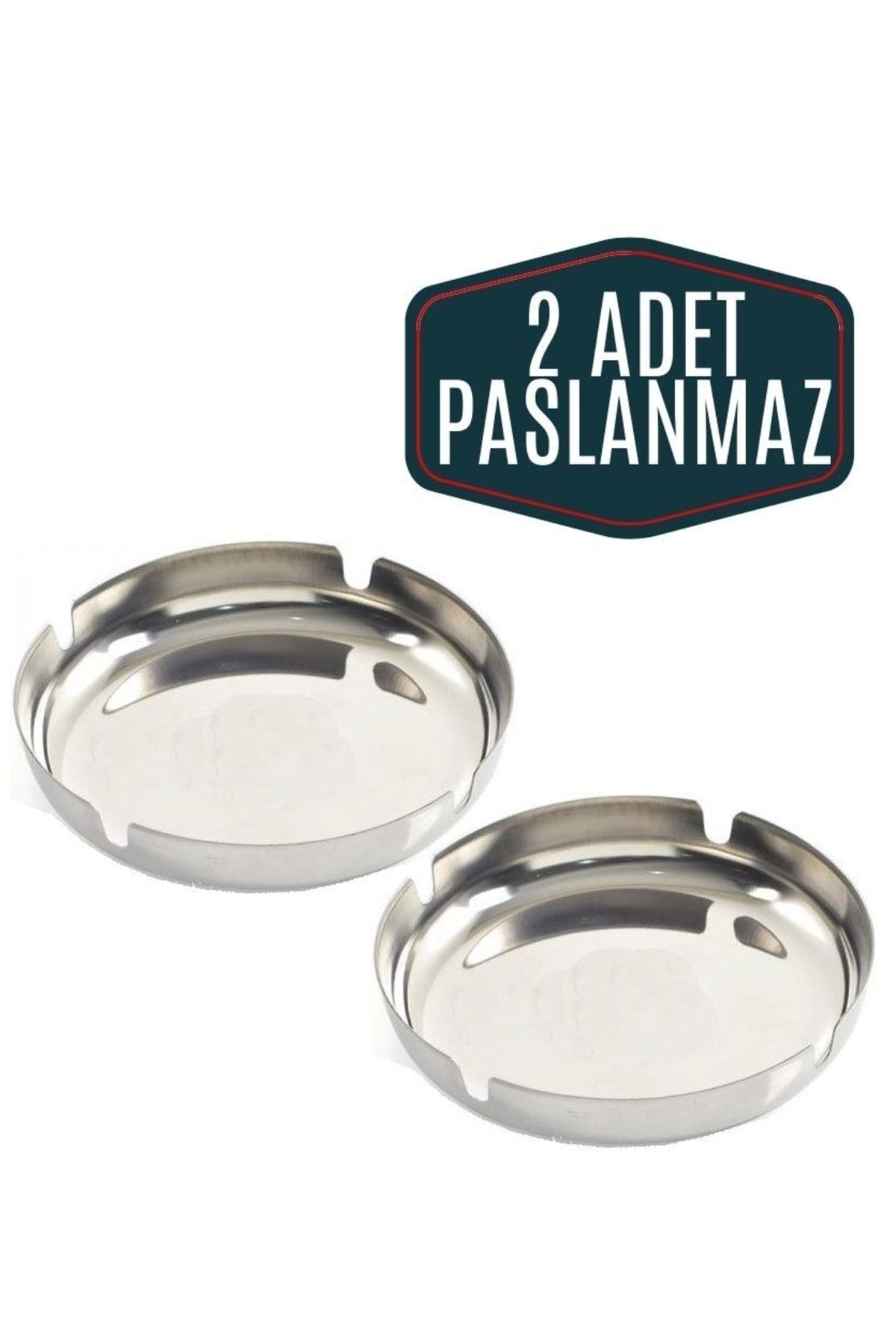 Homecare 2 Li Paket Paslanmaz Metal Küllük 711510