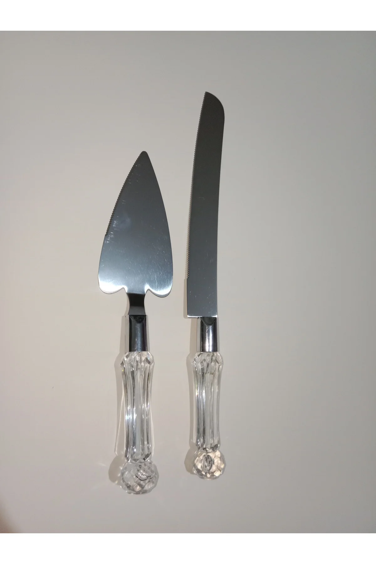 2 Li Pasta Servis Seti Nişan Düğün Doğum Günü Pasta Kesme Seti Kr