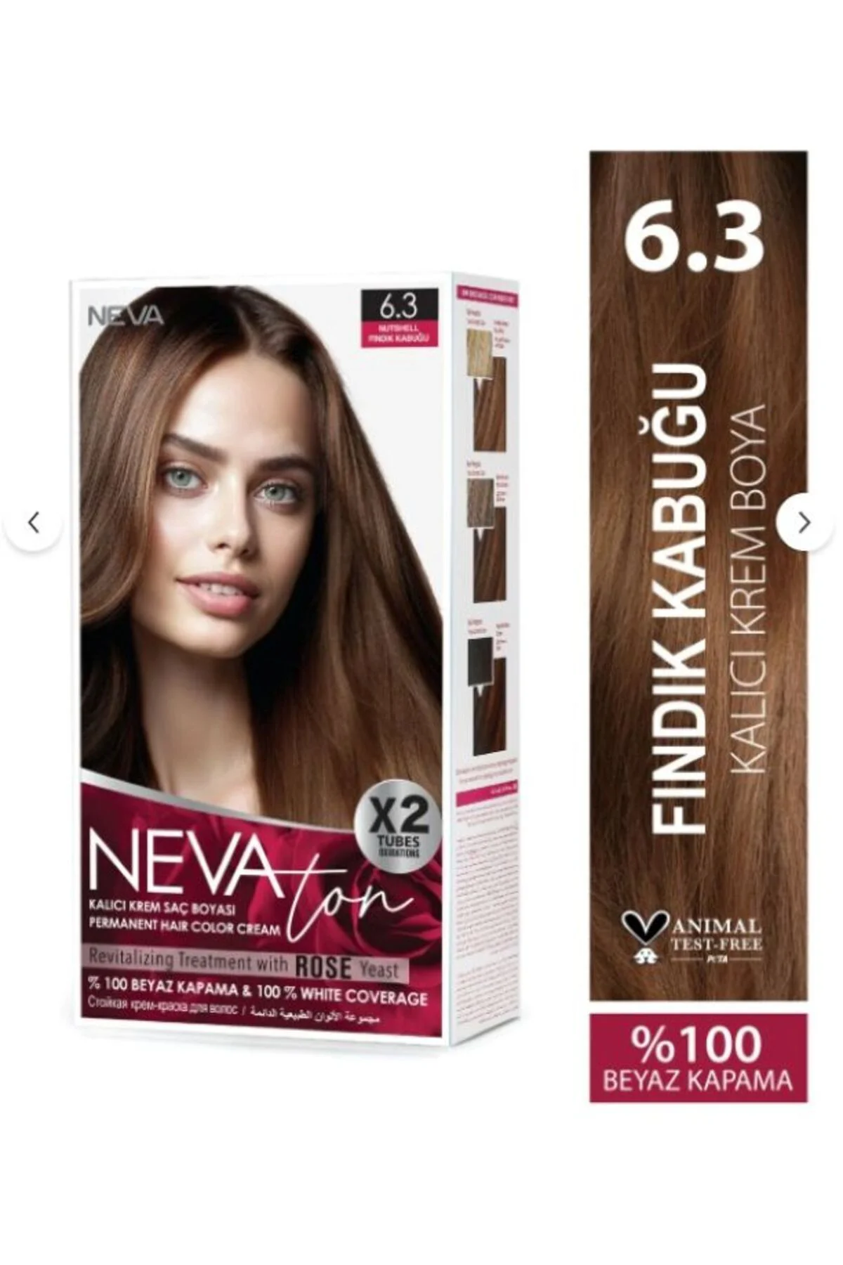 2 Li Saç Boyası 6.3 Fındık Kabuğu