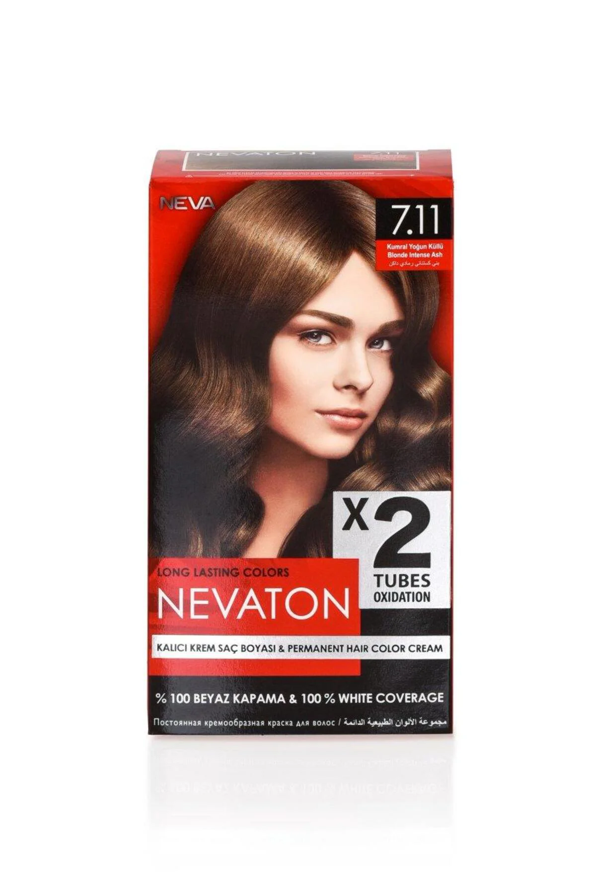 2 Li Saç Boyası 7.11 Kumral Yoğun Küllü