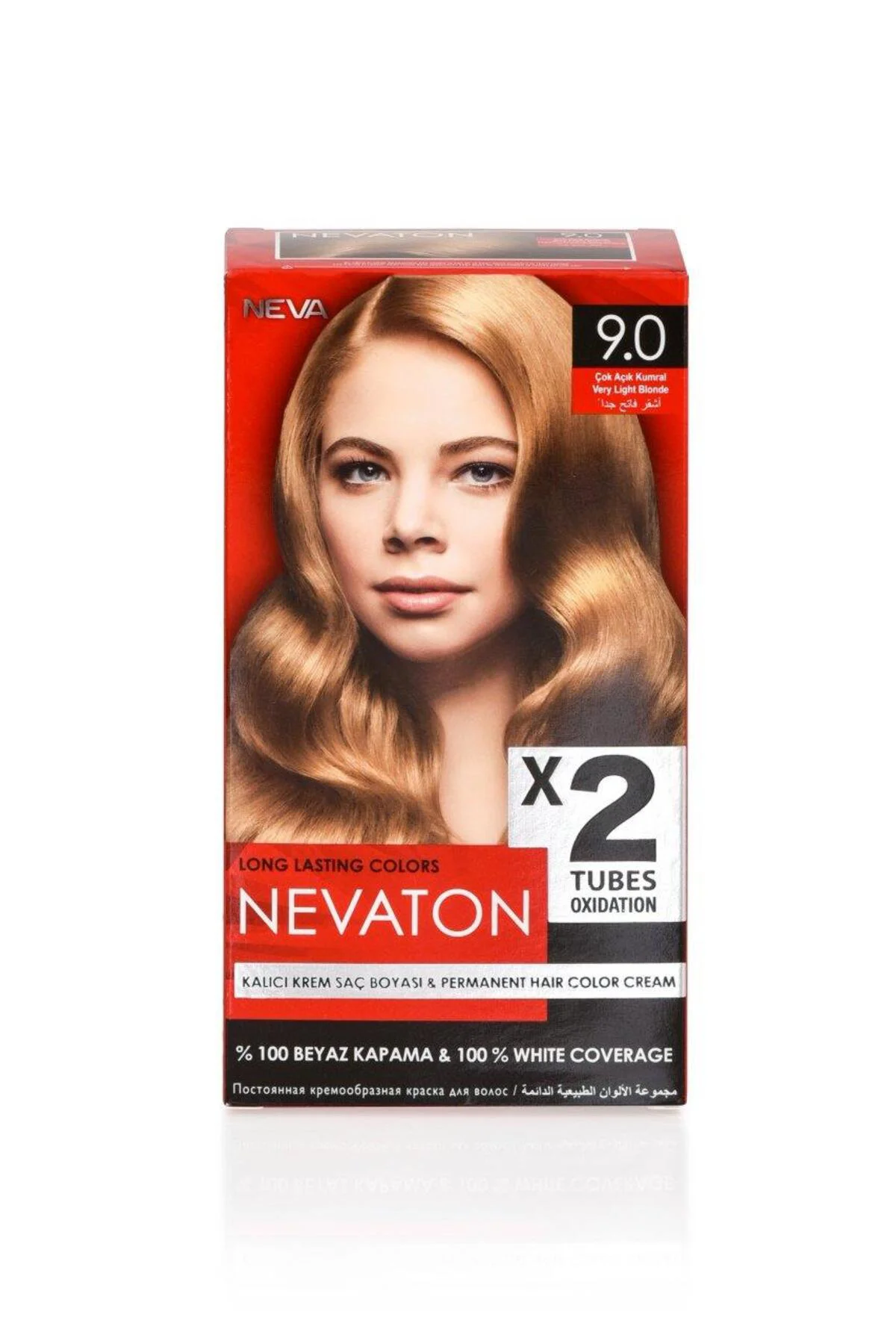 2 Li Saç Boyası 9.0 Çok Açık Kumral