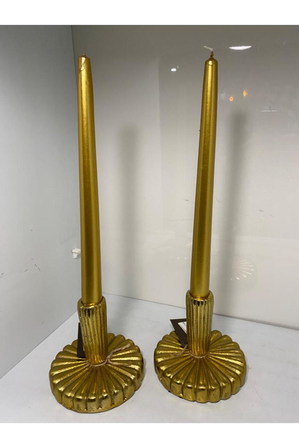 Elif Aksesuar 2 Li Şamdan Mumu