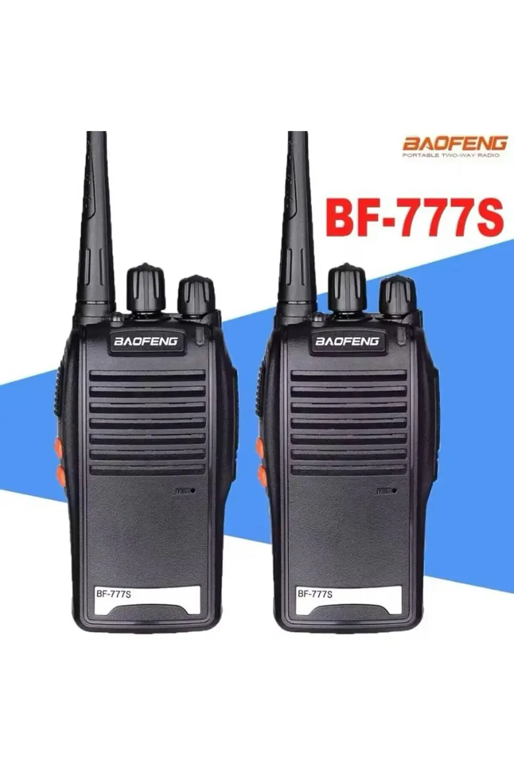 2 li SET Baofeng 777s inşaat şantiye av gezi vale vinç kafe resto