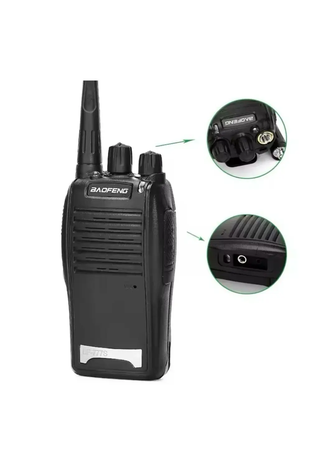 2 li SET Baofeng 777s inşaat şantiye av gezi vale vinç kafe resto