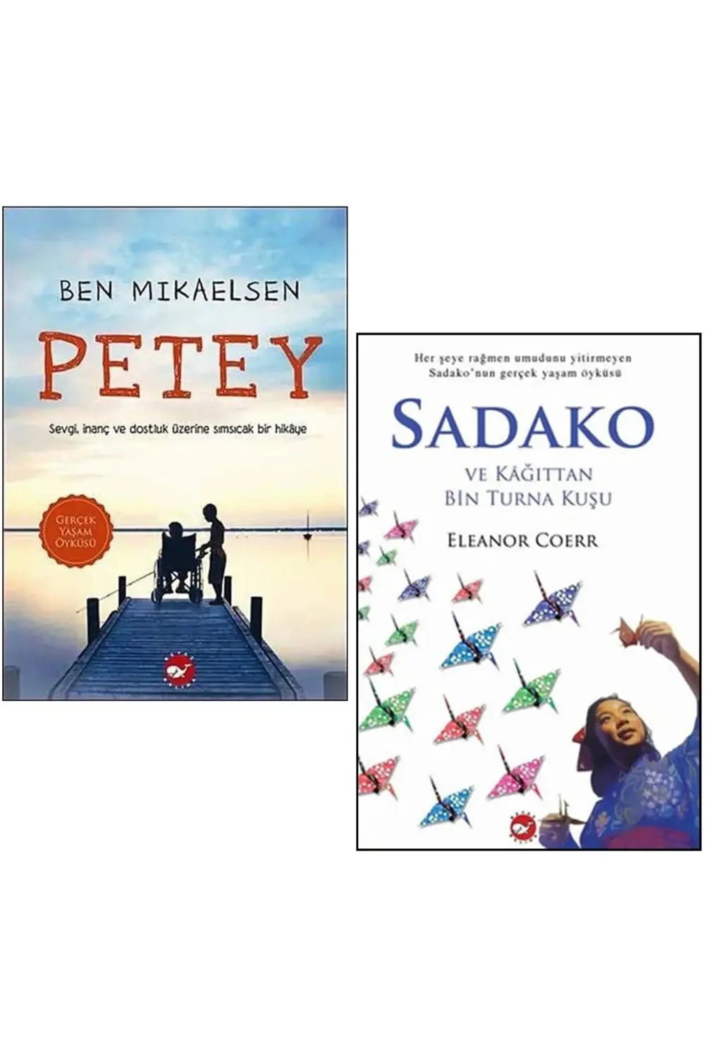 2 li Set / Petey-Ben Mikaelsen  & Sadako - Eleanor Coerr