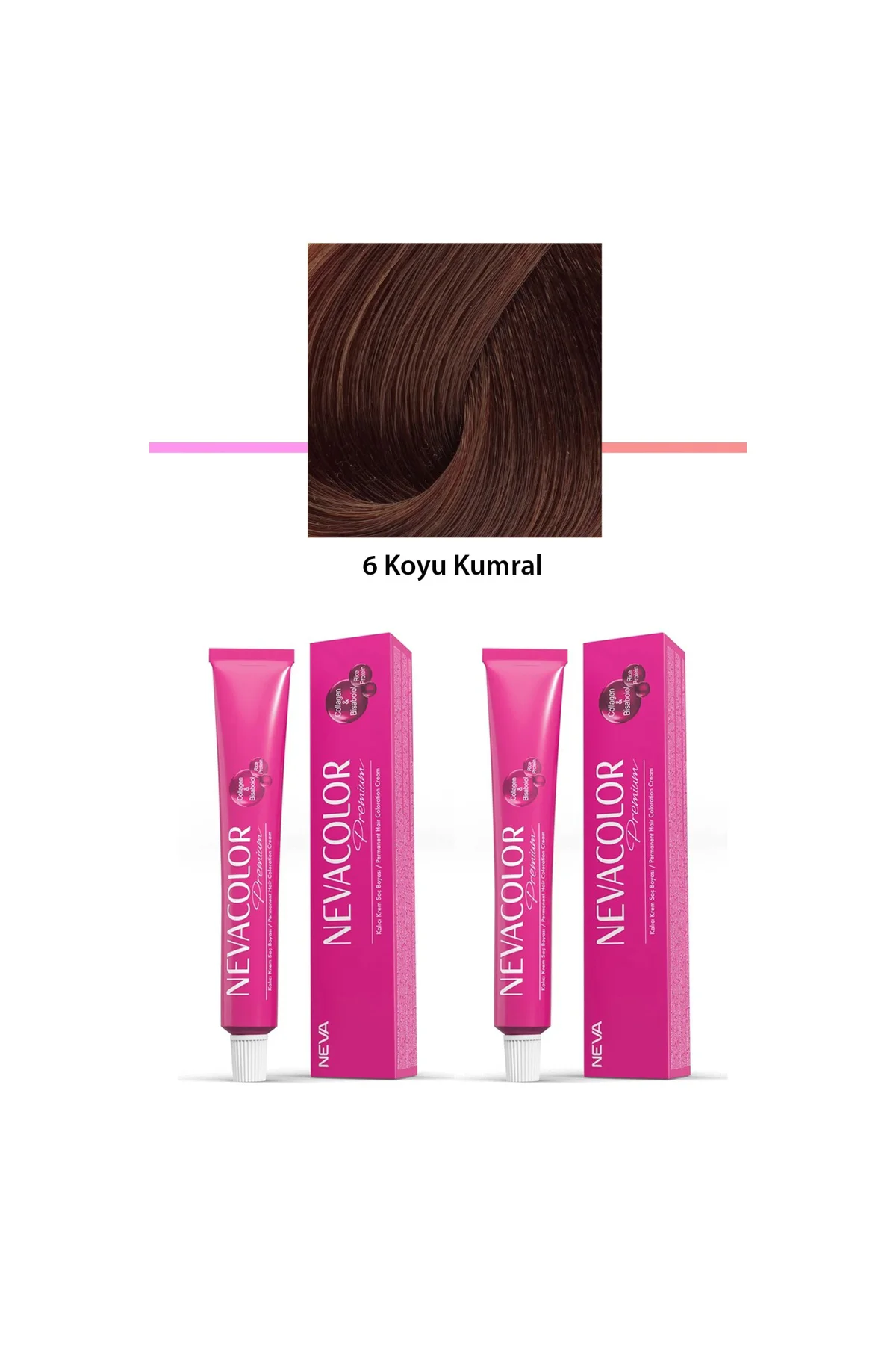 2 li Set Premium 6 Koyu Kumral - Kalıcı Krem Saç Boyası 2 X 50 g 
