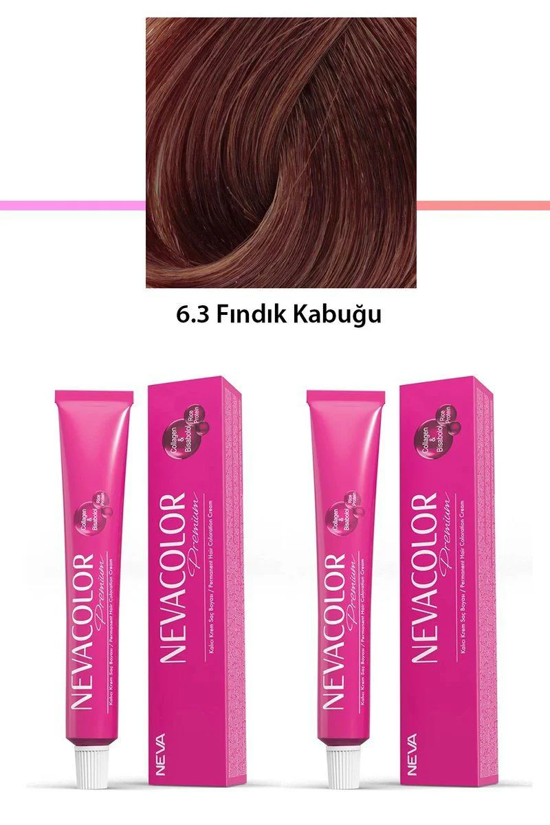 2 Li Set Premium 6.3 Fındık Kabuğu Kalıcı Krem Saç Boyası 2x50g Fiyatı, Yorumları ve Özellikleri