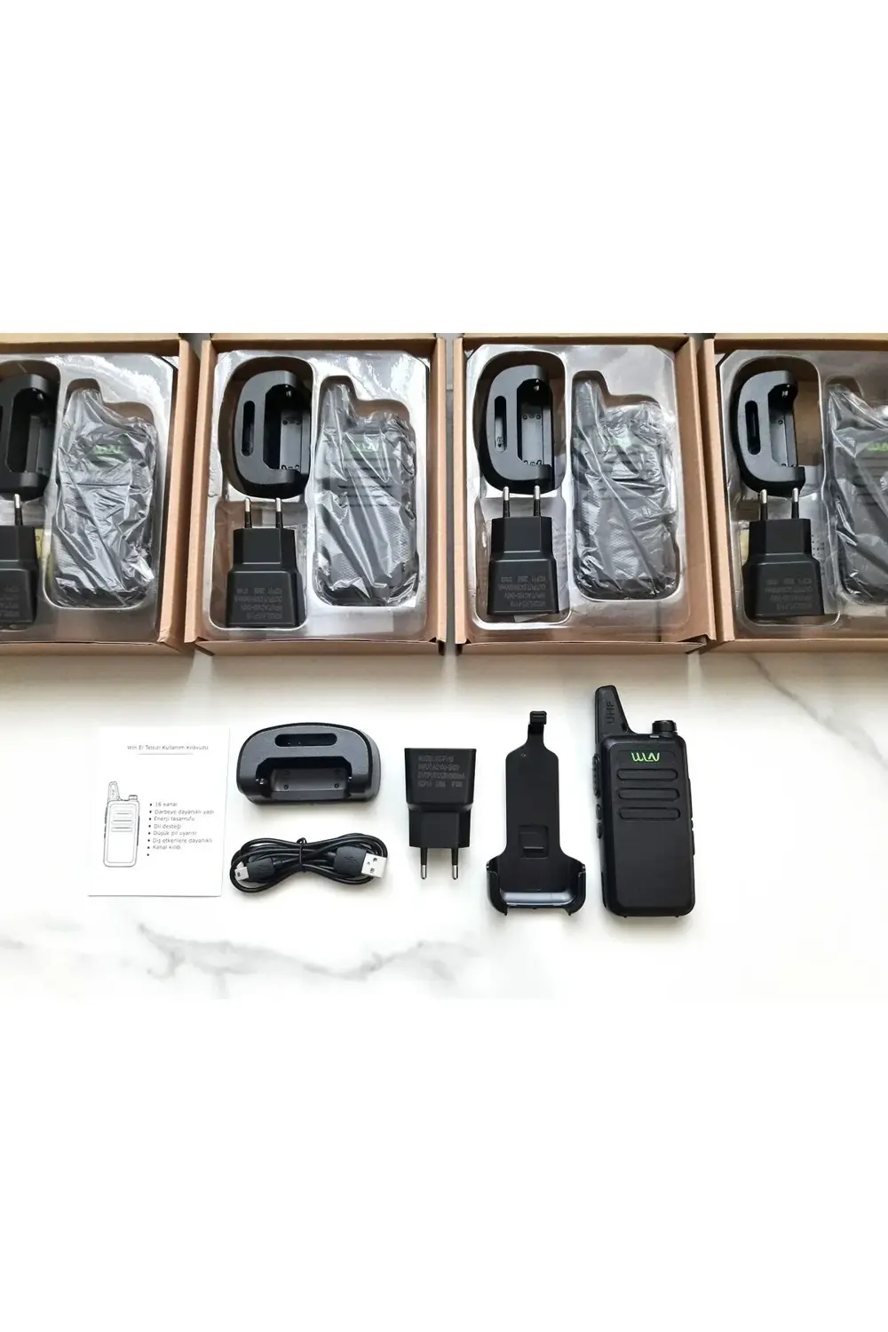 2 li SET Wln Telsiz Türkçe Mars Teknoben Tkstar serilerine inşaat