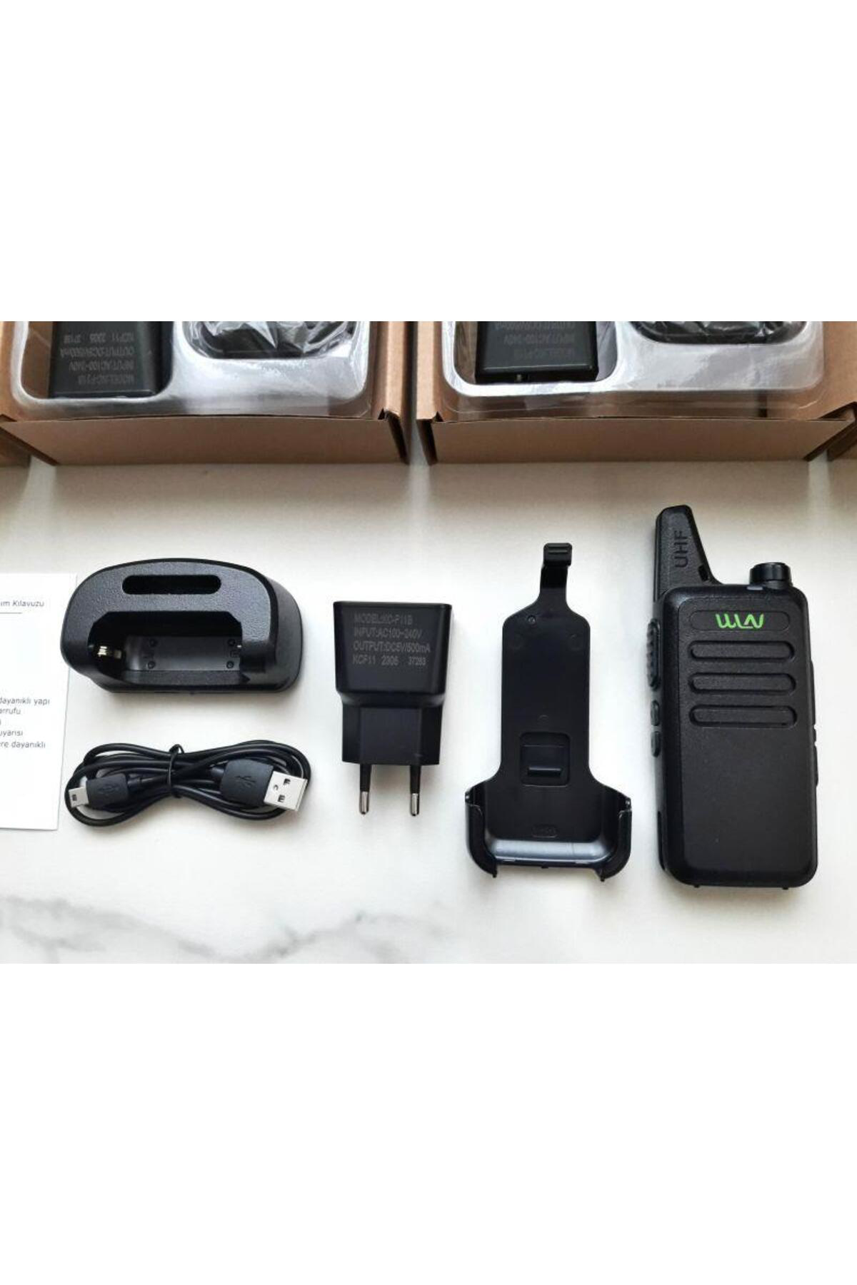 2 li Set Wln Türkçe Telsiz Üstün Performans Son Versiyon Kolay Ku