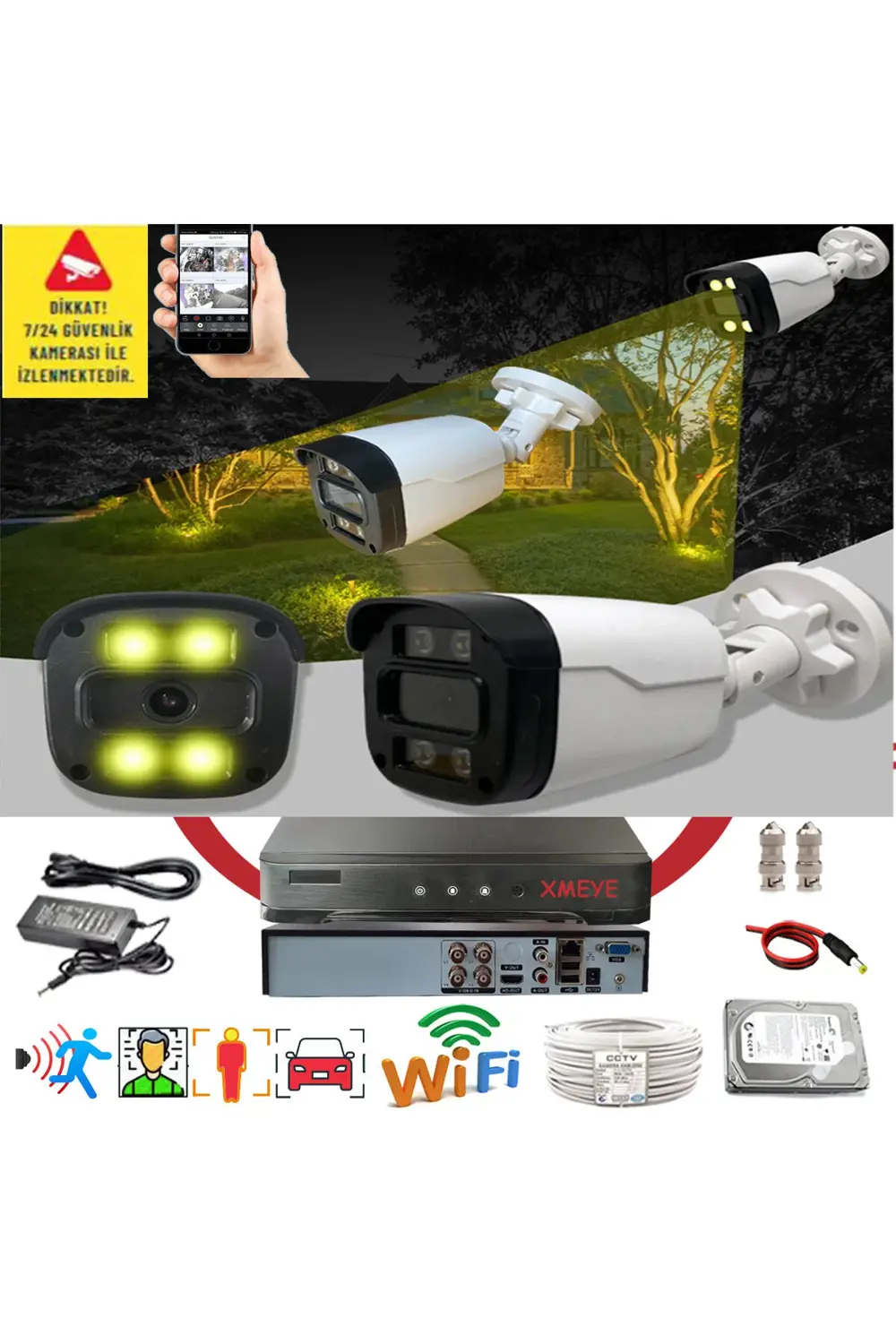 2 Li Yapay Zeka Destekli Araç,yüz,insan Ve Hareket Algılayan 5 Mp