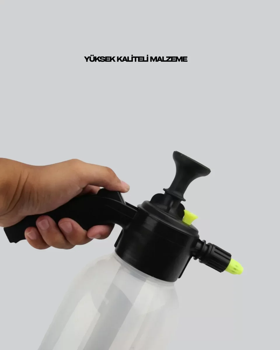 2 Litre Manuel Köpük Püskürtücü - Oto Yıkama ve Temizlik İçin Yüksek Performanslı Çözüm