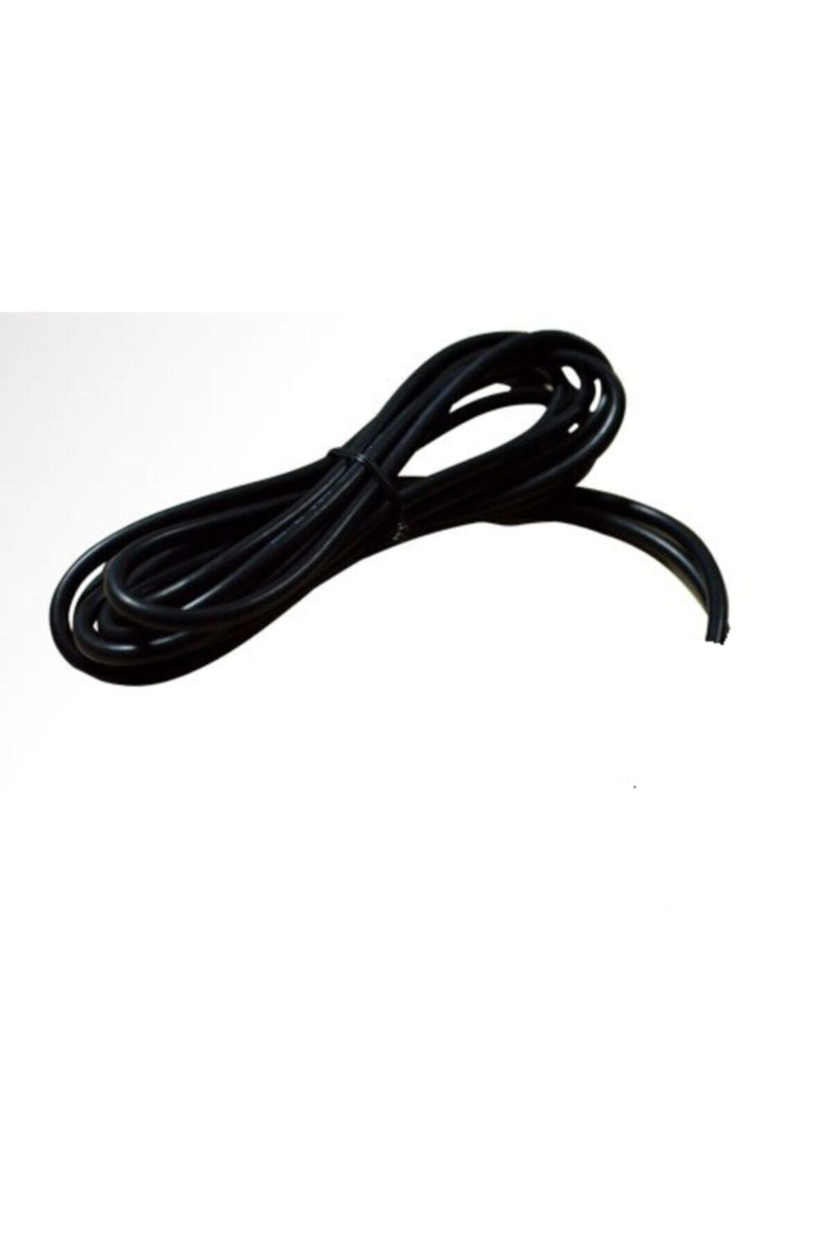 2 m Siyah Rg-58 50 Ohm Elastik Yumuşak Sabit Mobil Telsizler İçin
