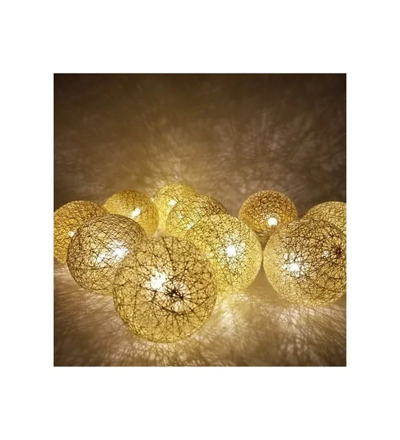2 Metre 10’lu Top Led Işık - Pilli Gün Işığı Dekoratif Aydınlatma 2 Metre 10’lu Top Led Işık - Pilli Gün Işığı Dekoratif Aydınlatma