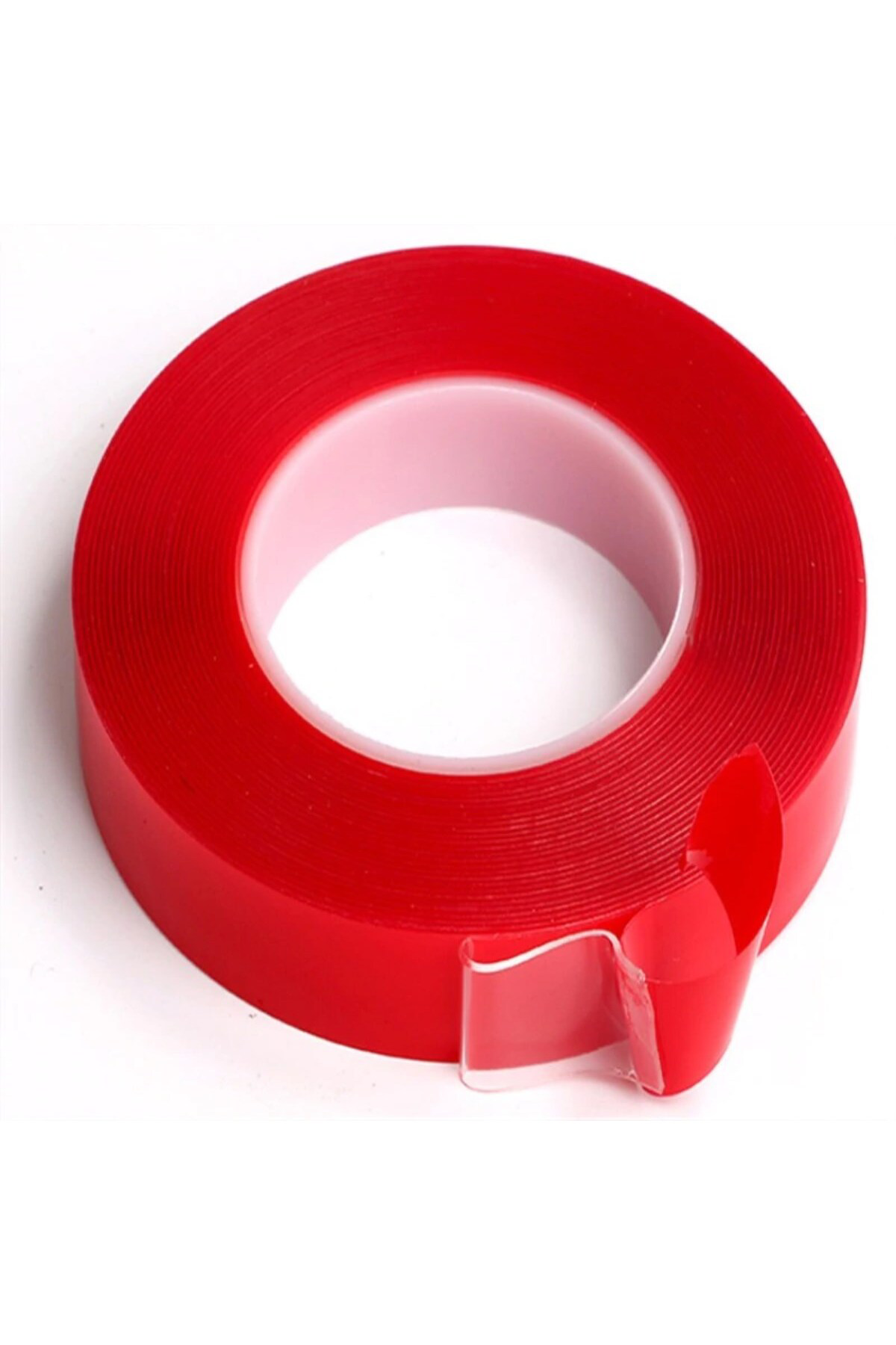 Ok Aksesuar 2 Metre Şeffaf Ekstra Güçlü Banyo Mutfak Posta Ofis Çift Taraflı