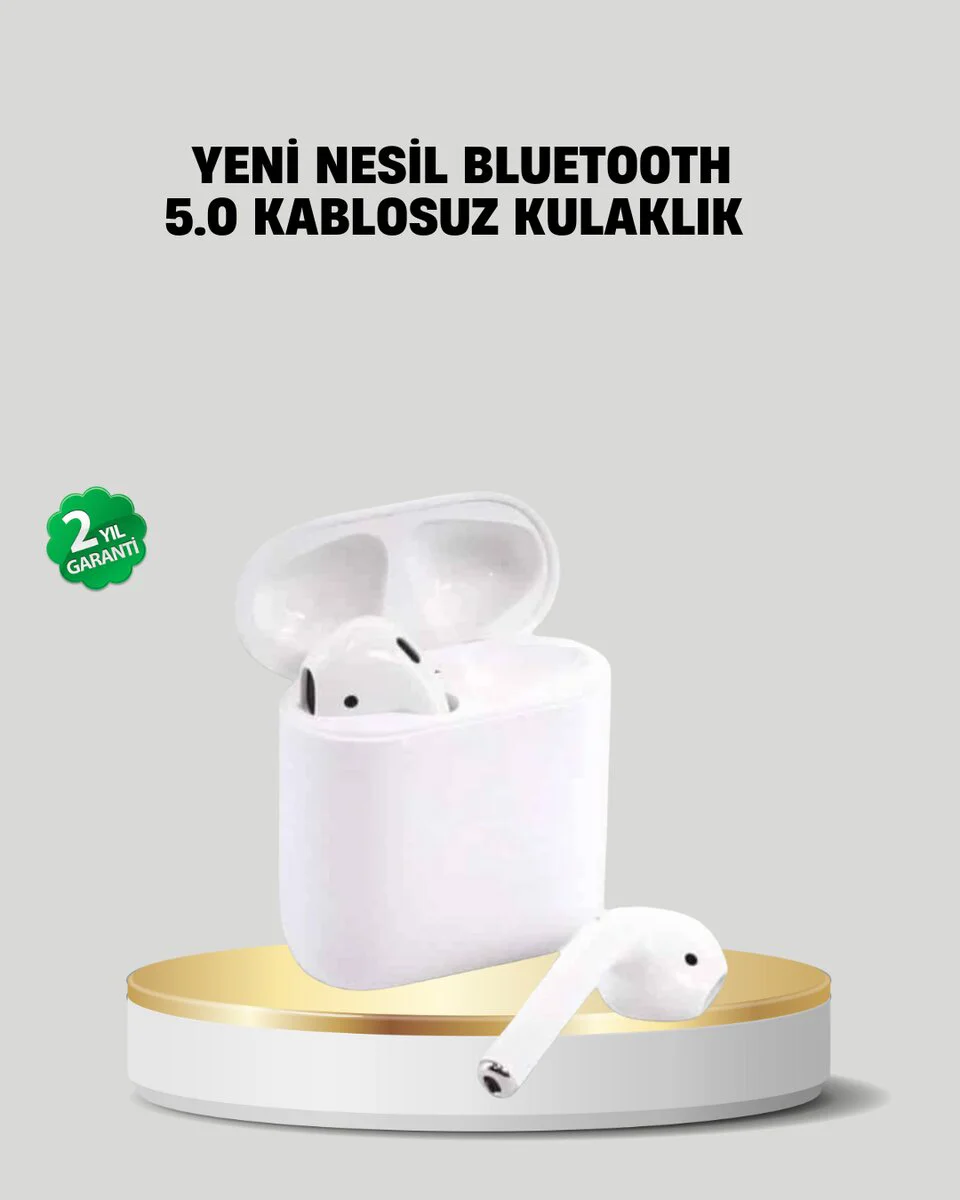 2. Nesil Bluetooth 5.0 Kablosuz Kulaklık - Su Geçirmez HD Ses