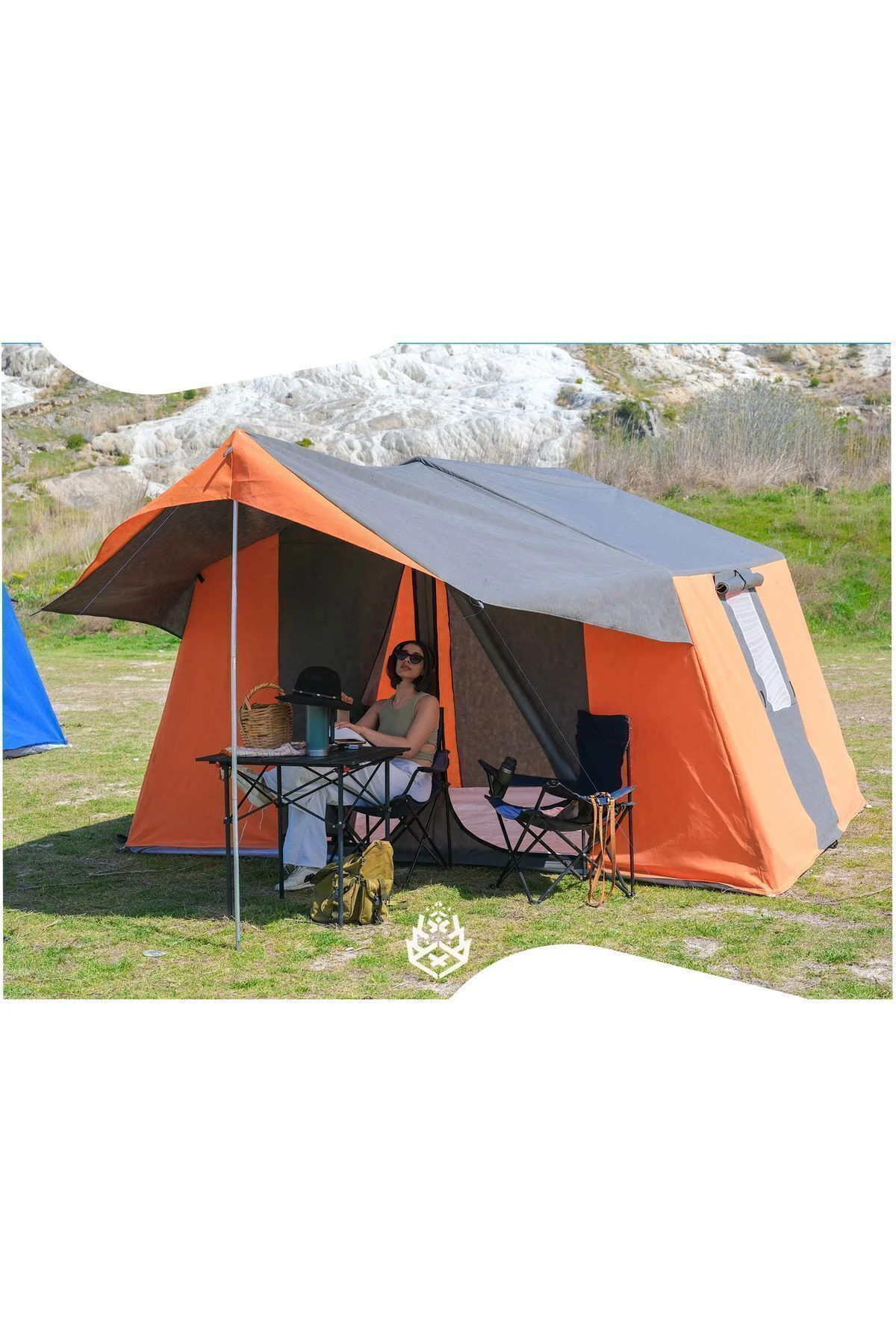 2 Odalı Içten Kurmalı Kamp Çadırı (4*6 KİŞİLİK)