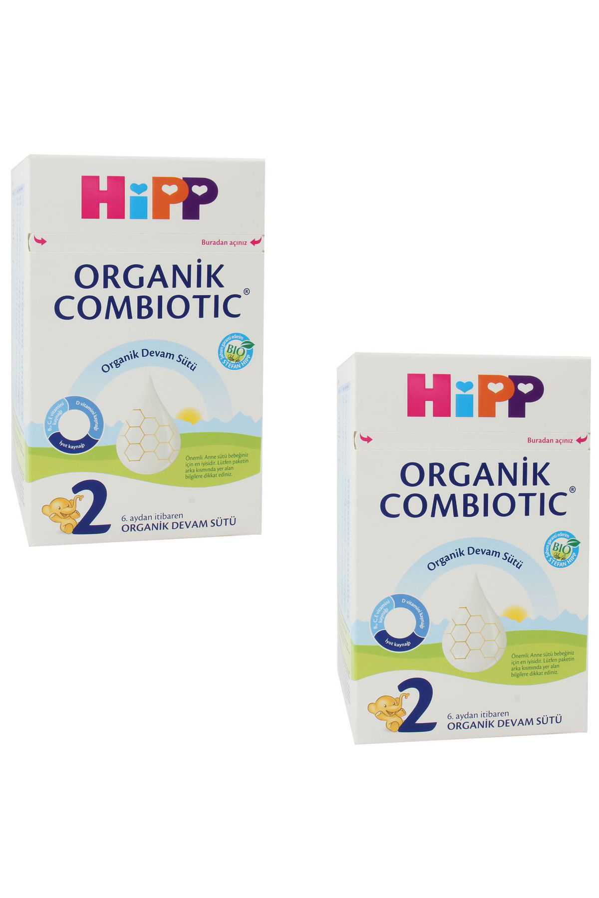 Hipp 2 Organik Combiotic Devam Sütü 800 Gr 2 Adet