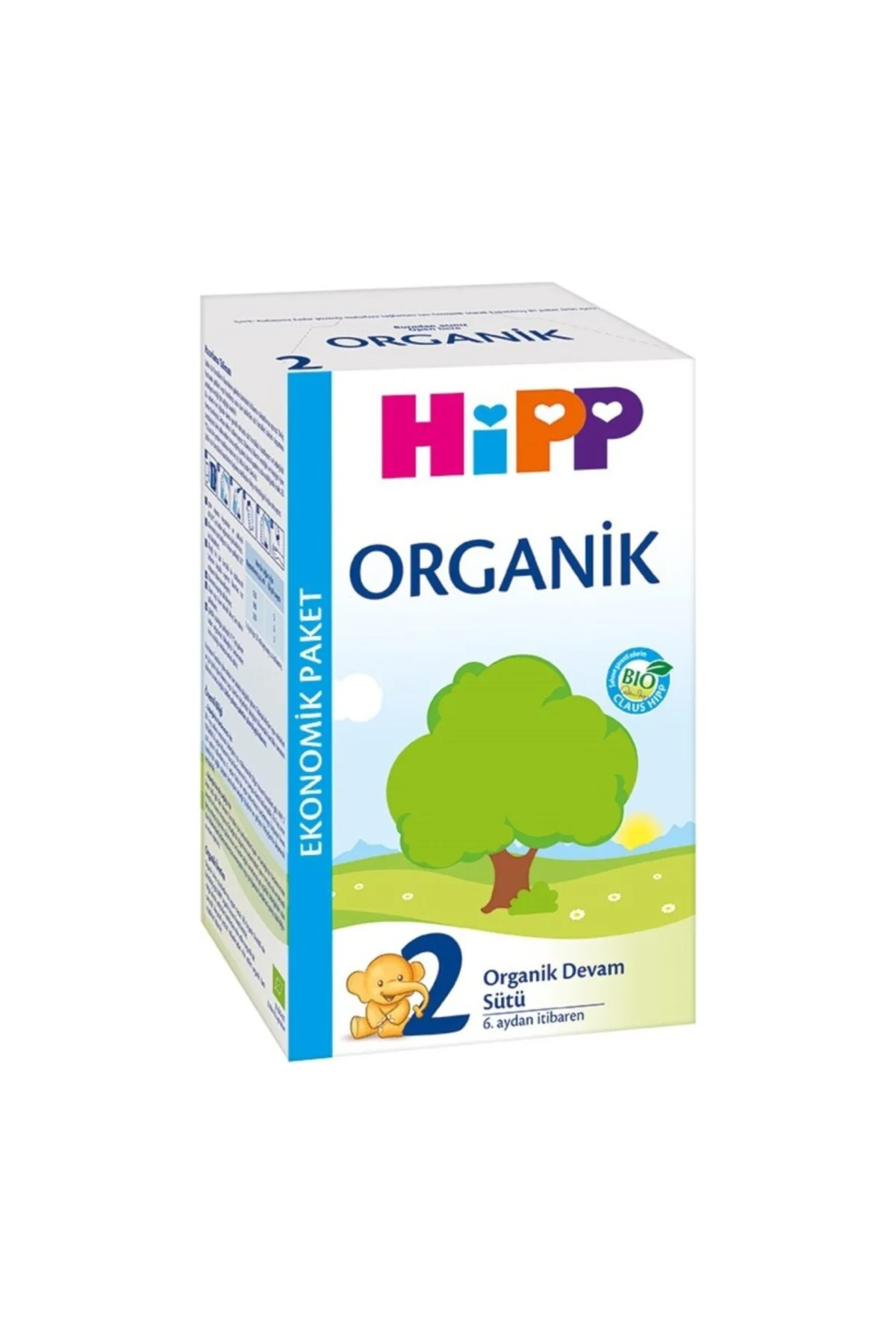 2 Organik Devam Sütü 600 Gr