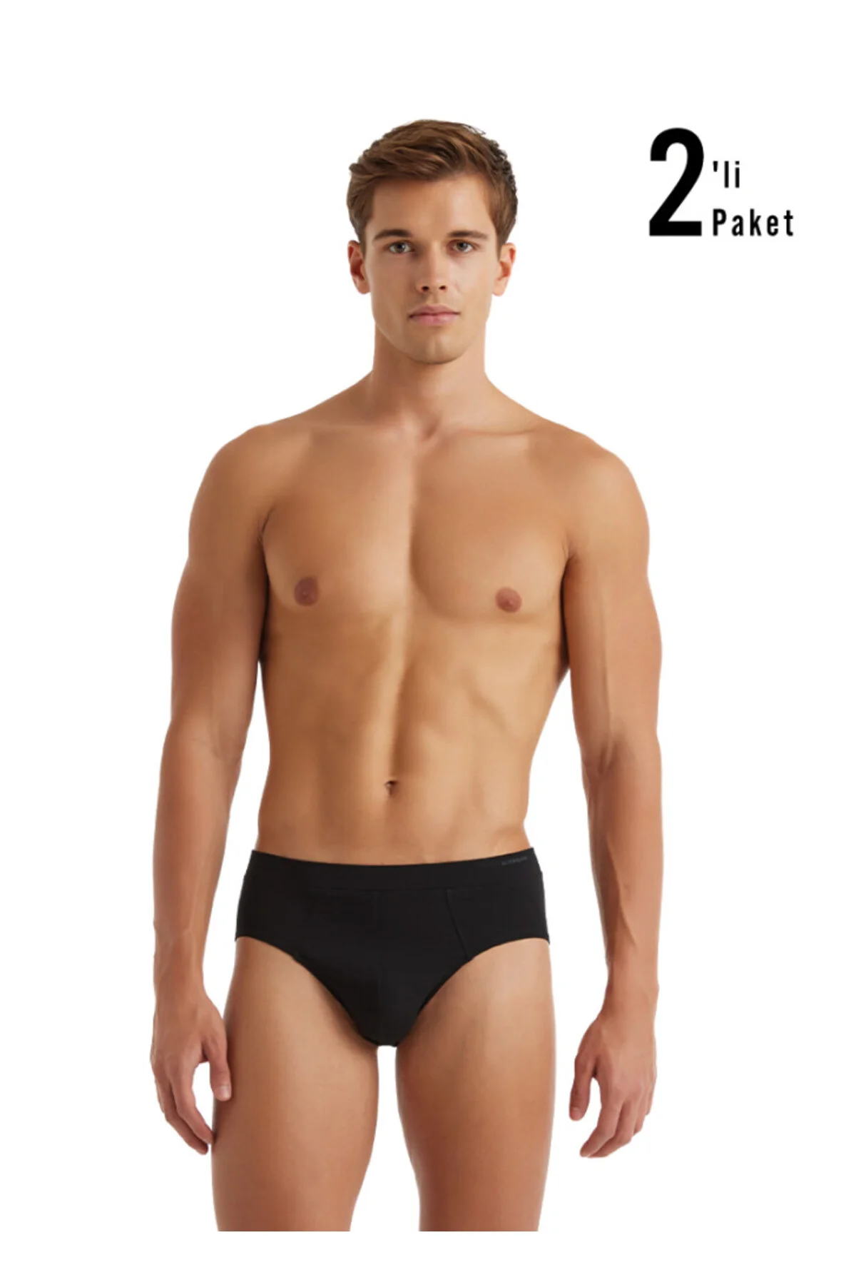 Erkek Slip Külot 2li Paket Loose Fit 9625 - Beyaz