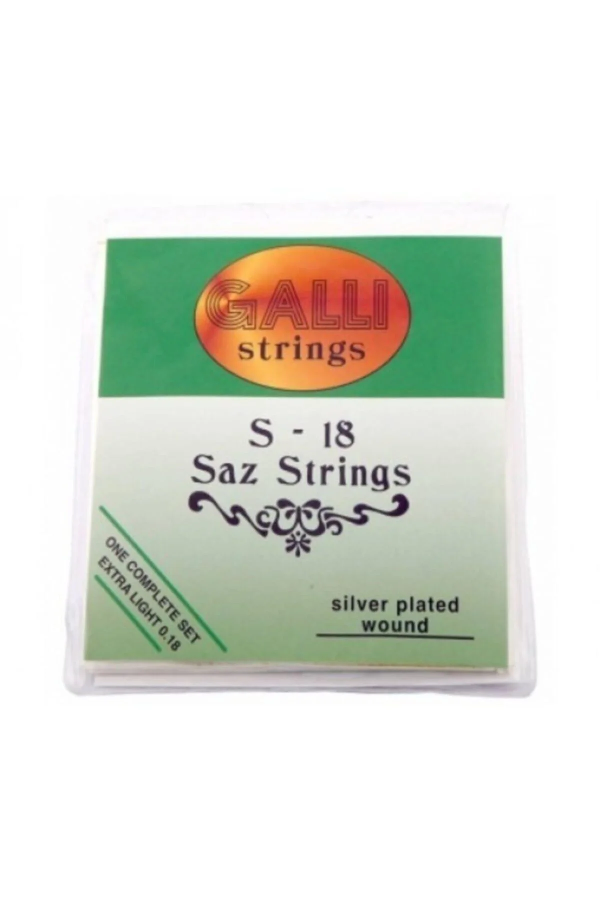 2 Paket- Profesyonel 0.18 Numara Kısa Sap Bağlama Saz Teli Seti-2