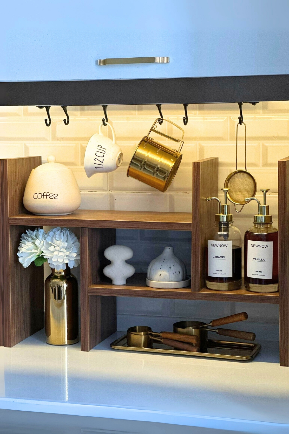 Mismuka 2 Parça Ayarlanabilir Masaüstü Kitaplık Raf %100 Mdf Ofis Çalışma