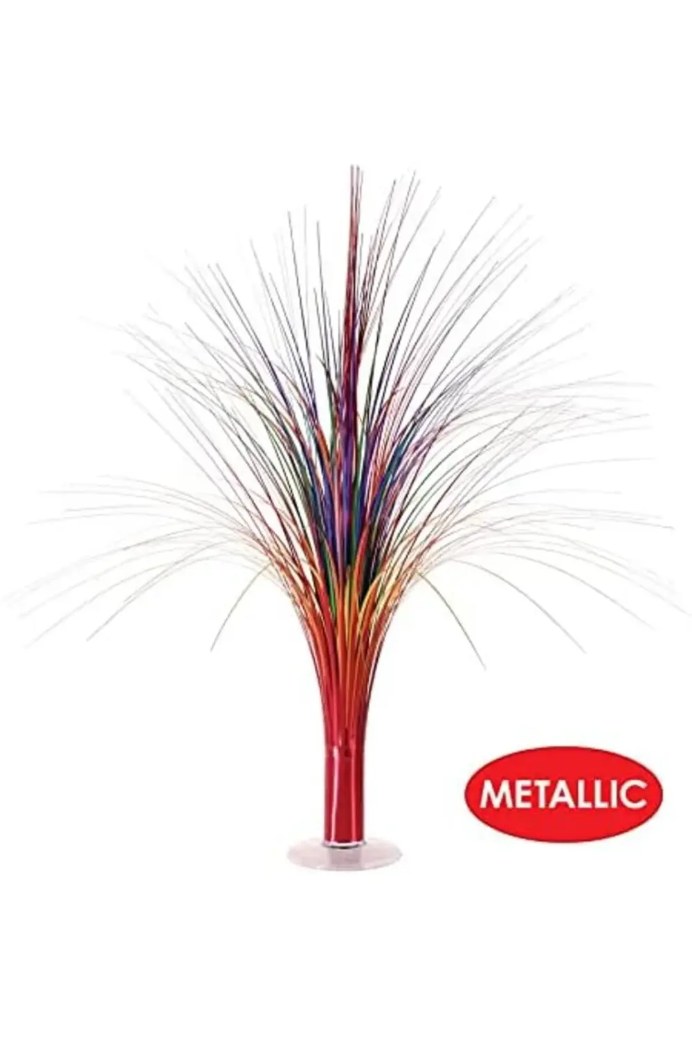 2 Parça Plastik Metalik Çok Renkli Sprey Yeni Yıl Dekorasyonları