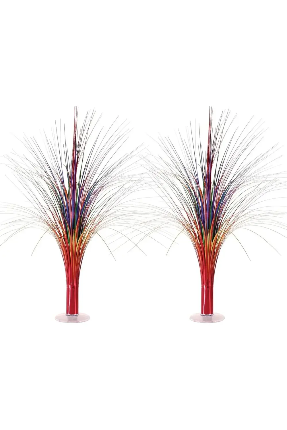 2 Parça Plastik Metalik Çok Renkli Sprey Yeni Yıl Dekorasyonları