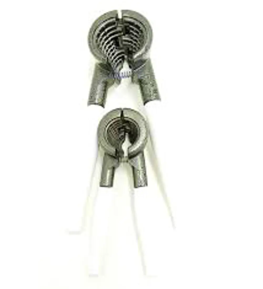 2 PARÇA  SET METAL FINDIK - CEVİZ KIRACAK BEYAZ SAPLI