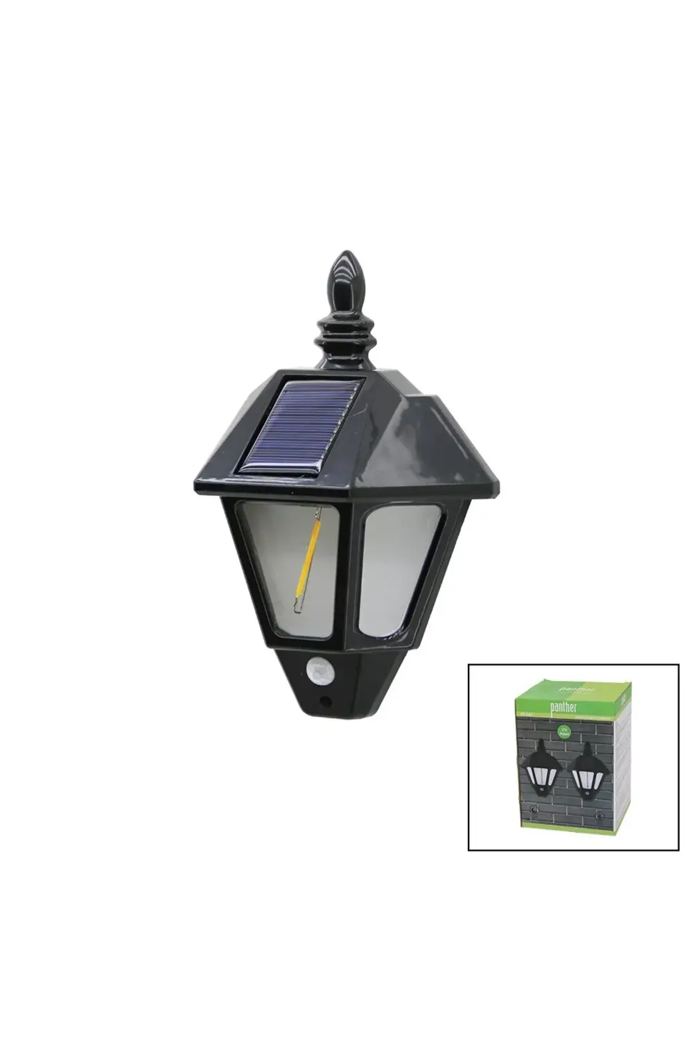2 PCS SOLAR - GÜNEŞ ENERJİLİ DUVAR LAMBASI COB LED SENSÖRLÜ= 3 MO