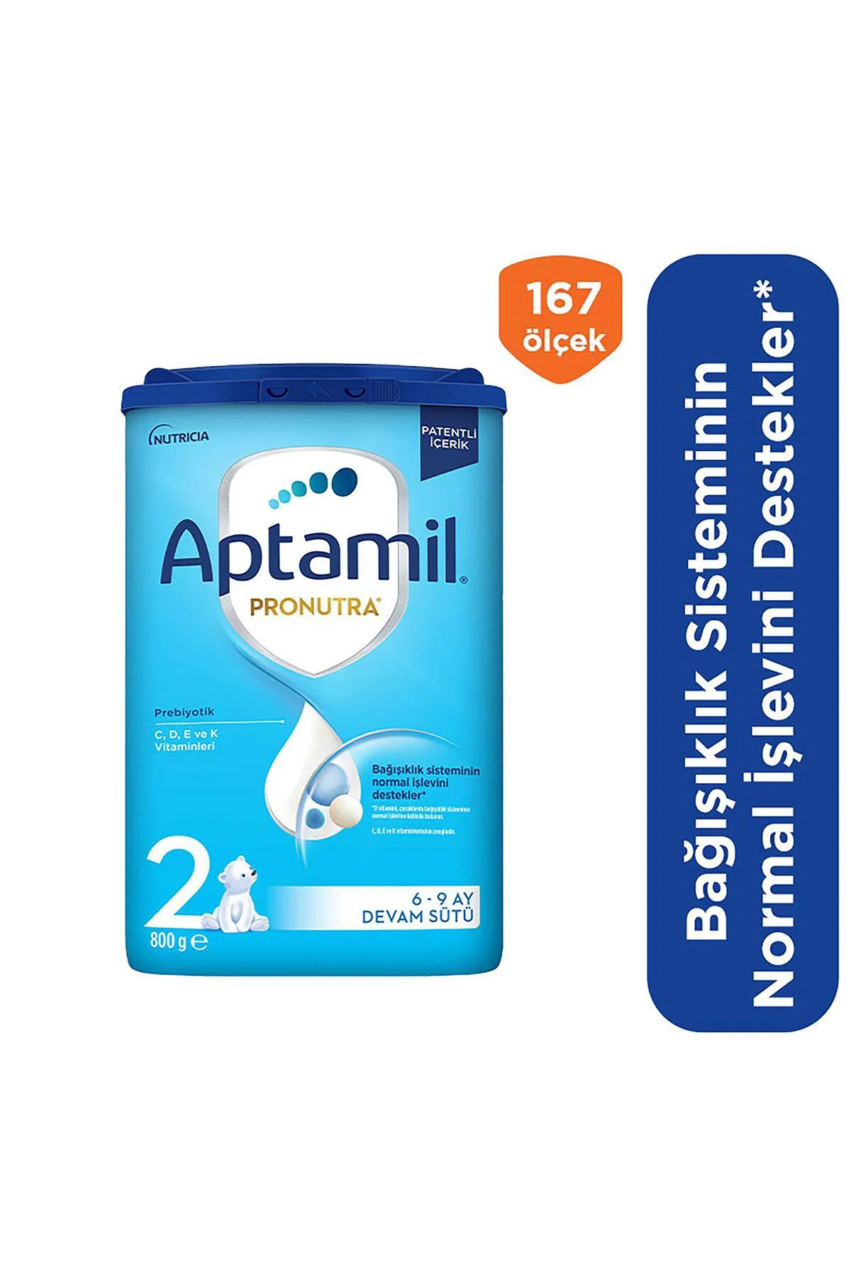 2 Prebiyotikli Devam Sütü 800 Gr