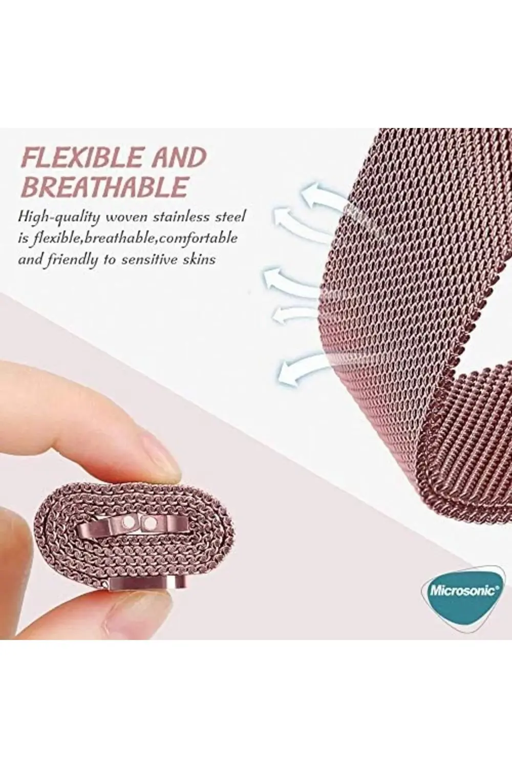 2 Pro Milanese Loop için Kordon Siyah 395519