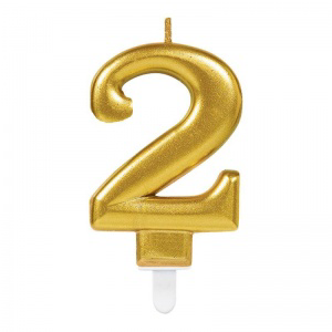 2 Rakam Mum Gold Renk 2 Rakam Mum Gold Renk