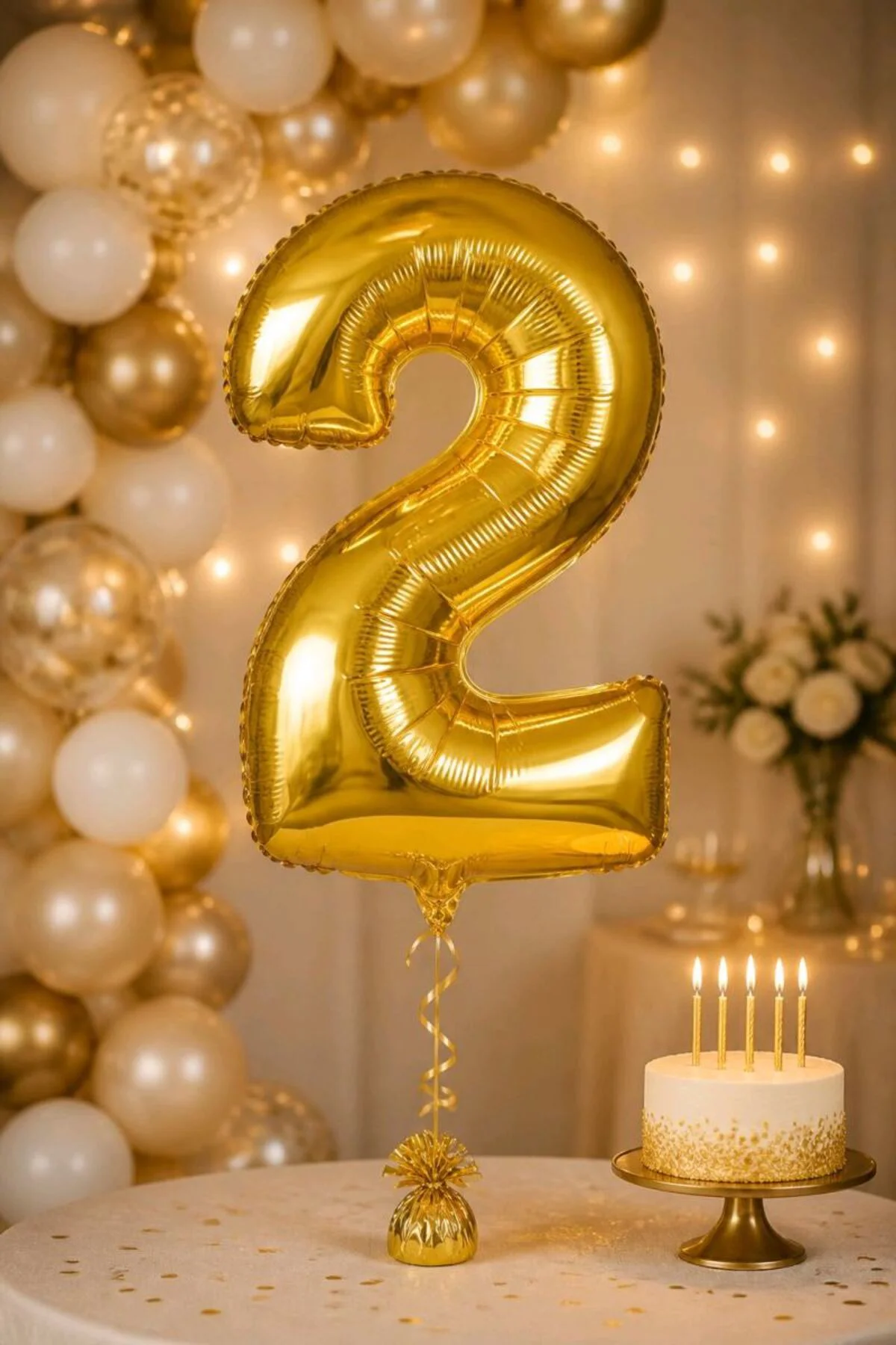 2 Sayılı Helyumla Şişirilibilen Balon Sarı 40"100 cm