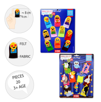 Ada Detox 2 Set - 20 Parça Tox Emojiler Ve Uçan Hayvanlar Parmak Kukla T106 Ada Detox 2 Set - 20 Parça Tox Emojiler Ve Uçan Hayvanlar Parmak Kukla T106