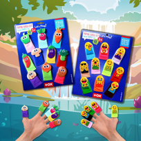 Ada Detox 2 Set - 20 Parça Tox Emojiler Ve Sebzeler Parmak Kukla T106 T104 Ada Detox 2 Set - 20 Parça Tox Emojiler Ve Sebzeler Parmak Kukla T106 T104