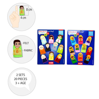 Ada Detox 2 Set - 20 Parça Tox Emojiler Ve Aile Bireyleri Parmak Kukla T106 Ada Detox 2 Set - 20 Parça Tox Emojiler Ve Aile Bireyleri Parmak Kukla T106