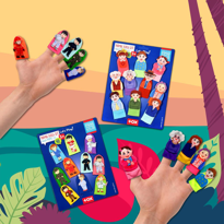 Ada Detox 2 Set - 20 Parça Tox Aile Üyeleri Ve Meslekler 20 Parça Parmak Ku