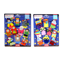 Ada Detox 2 Set - 20 Parça Tox Masal Kahramanlari Ve Taşitlar Parmak Kukla 