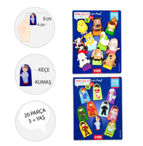 2 Set - 20 Parça Tox Evcil Hayvanlar ve Meslekler Parmak Kukla T7 2 Set - 20 Parça Tox Evcil Hayvanlar ve Meslekler Parmak Kukla T7