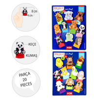 2 Set - 20 Parça Tox Evcil Hayvanlar ve Vahşi Hayvanlar Parmak Ku 2 Set - 20 Parça Tox Evcil Hayvanlar ve Vahşi Hayvanlar Parmak Ku